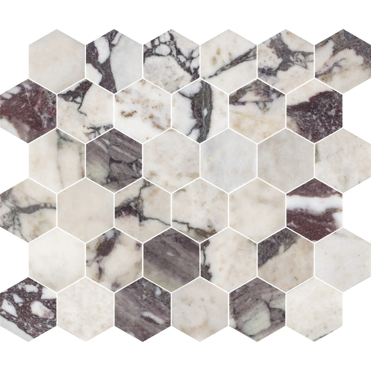 Calacatta Viola Hexagon