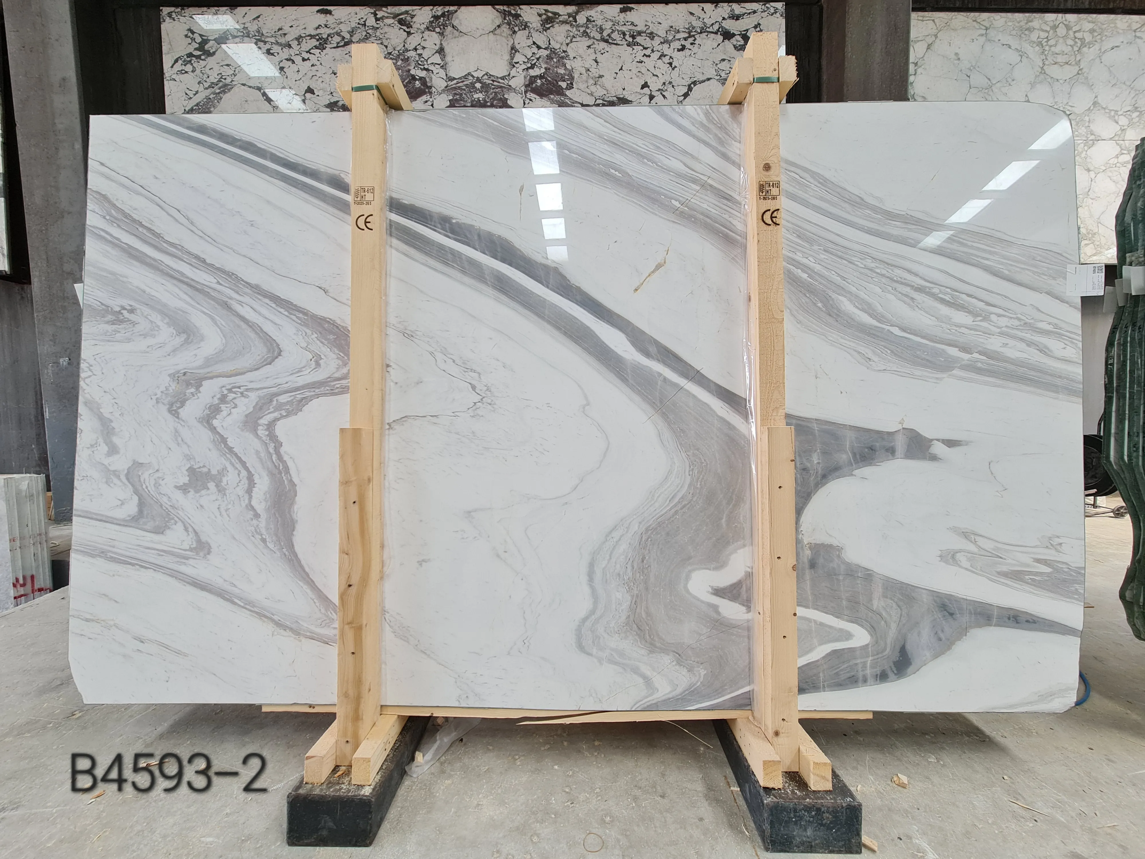 B4593 - 2 CM Bianco Monte Polished