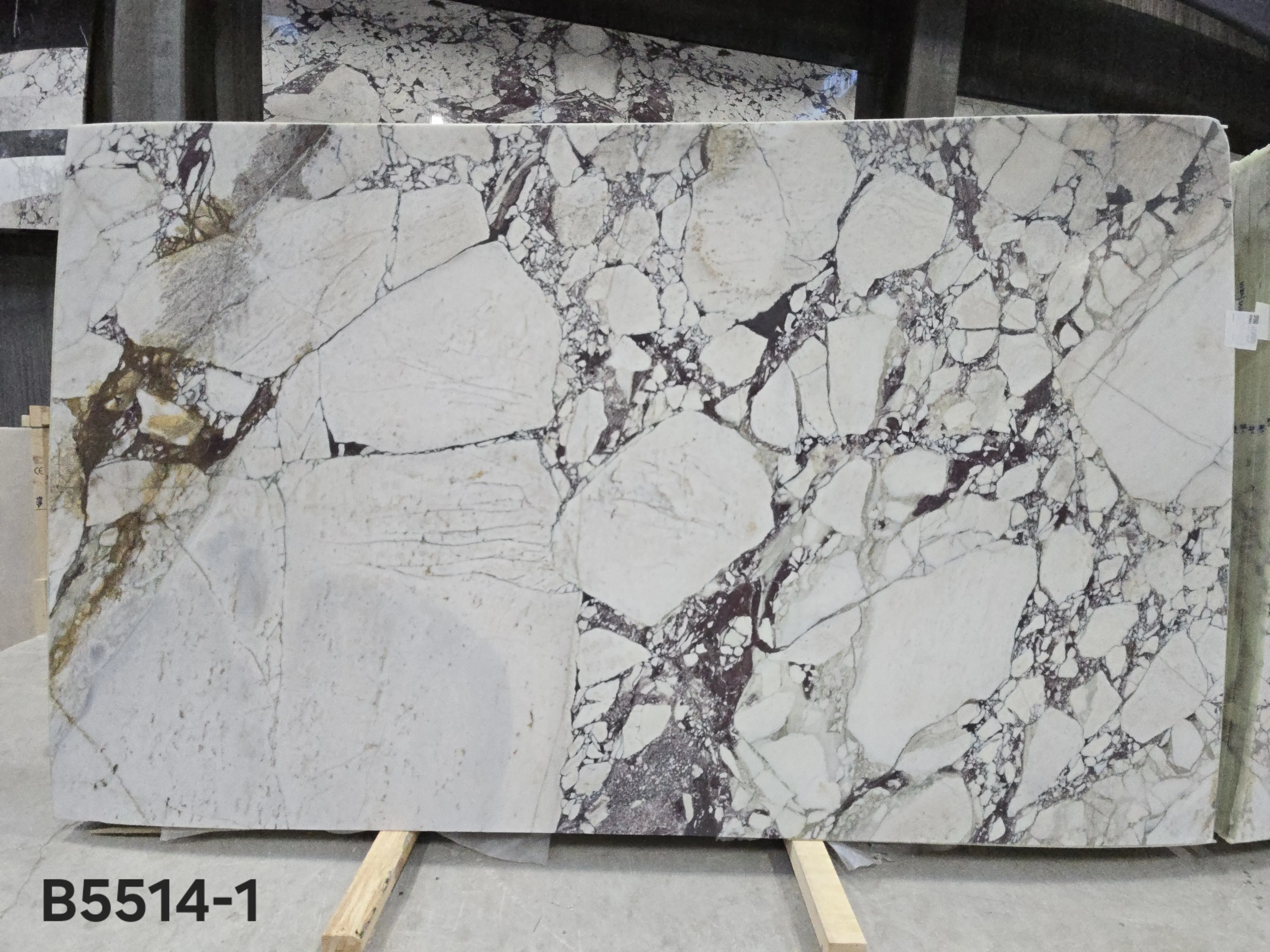 B5514 - 2 CM Calacatta Viola Honed