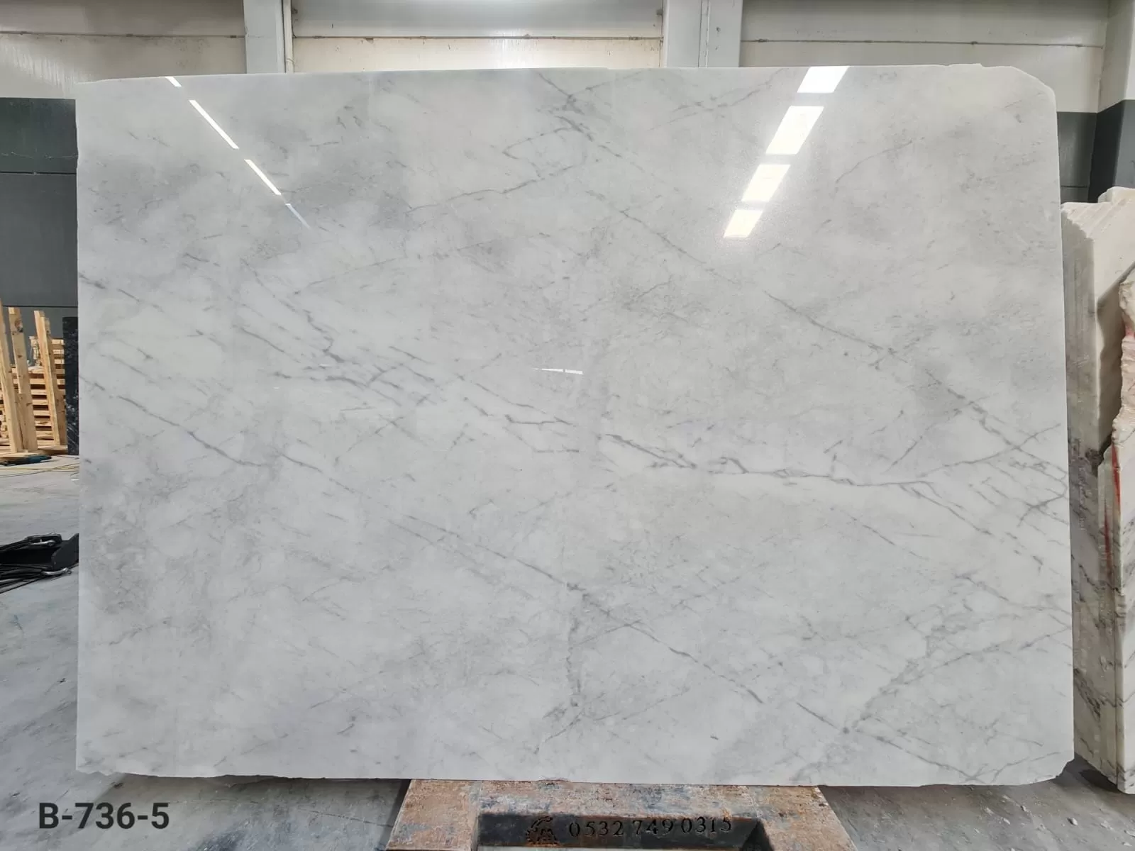 B736 - 2CM MUGLA WHITE POLISHED