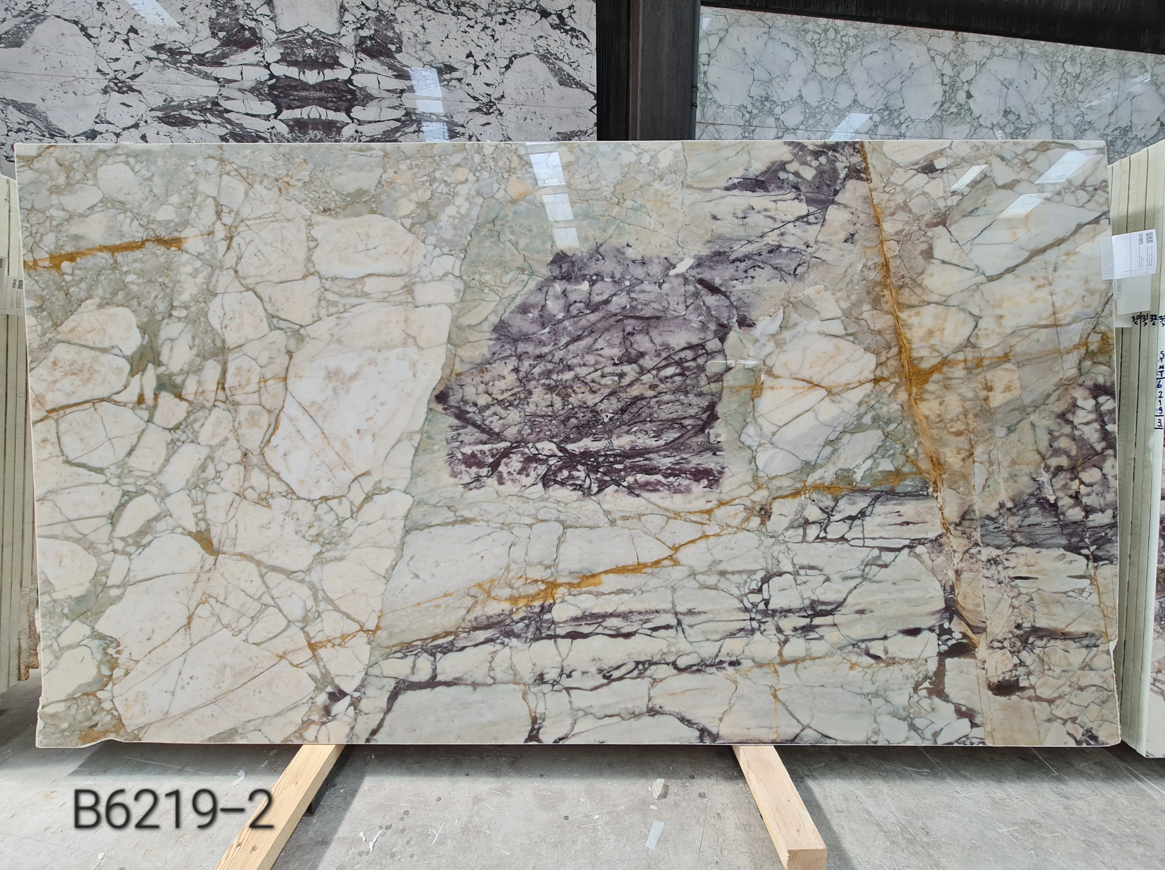 B6219 - 2 CM Calacatta Green Polished
