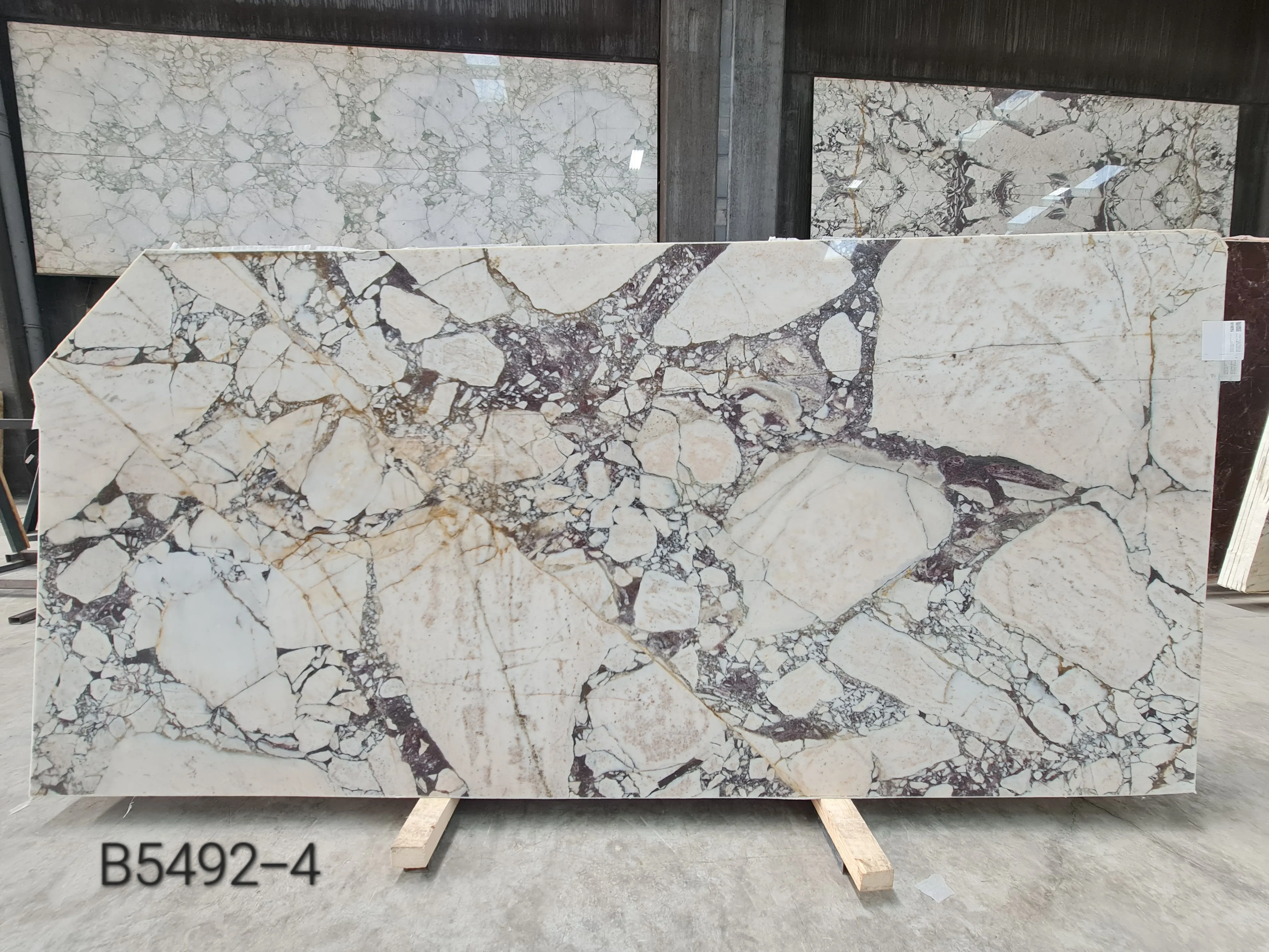 B5492 - 2 CM Calacatta Viola Polished