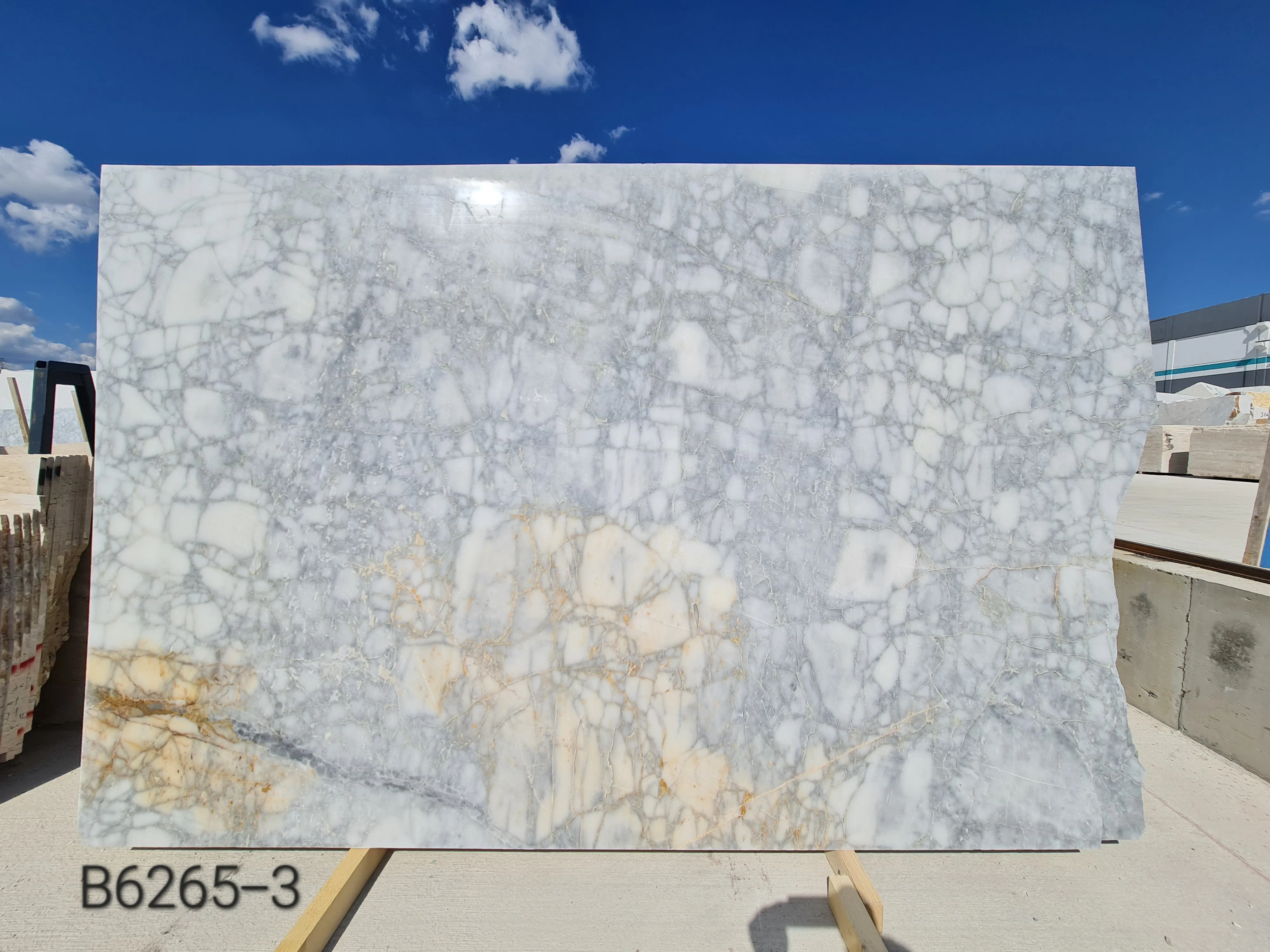 B6265 - 3 CM Bianco Venato Polished