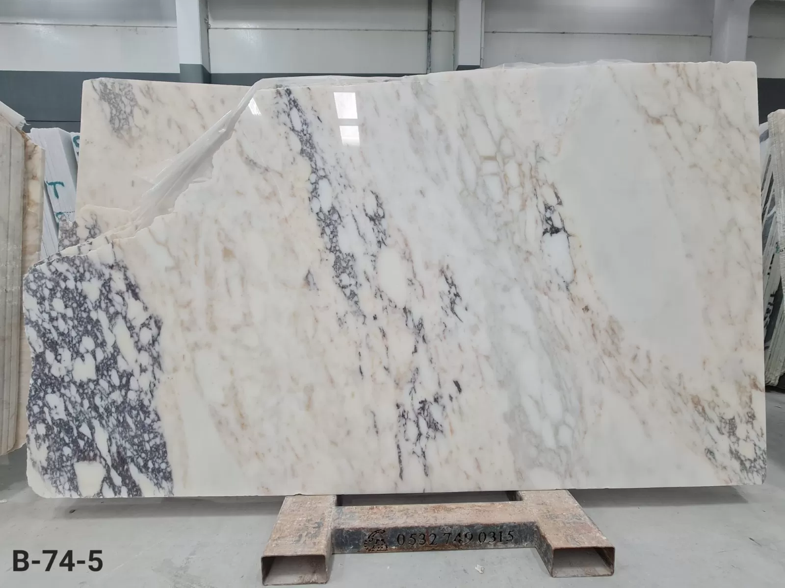 B74 - 2CM AFYON VIOLET POLISHED