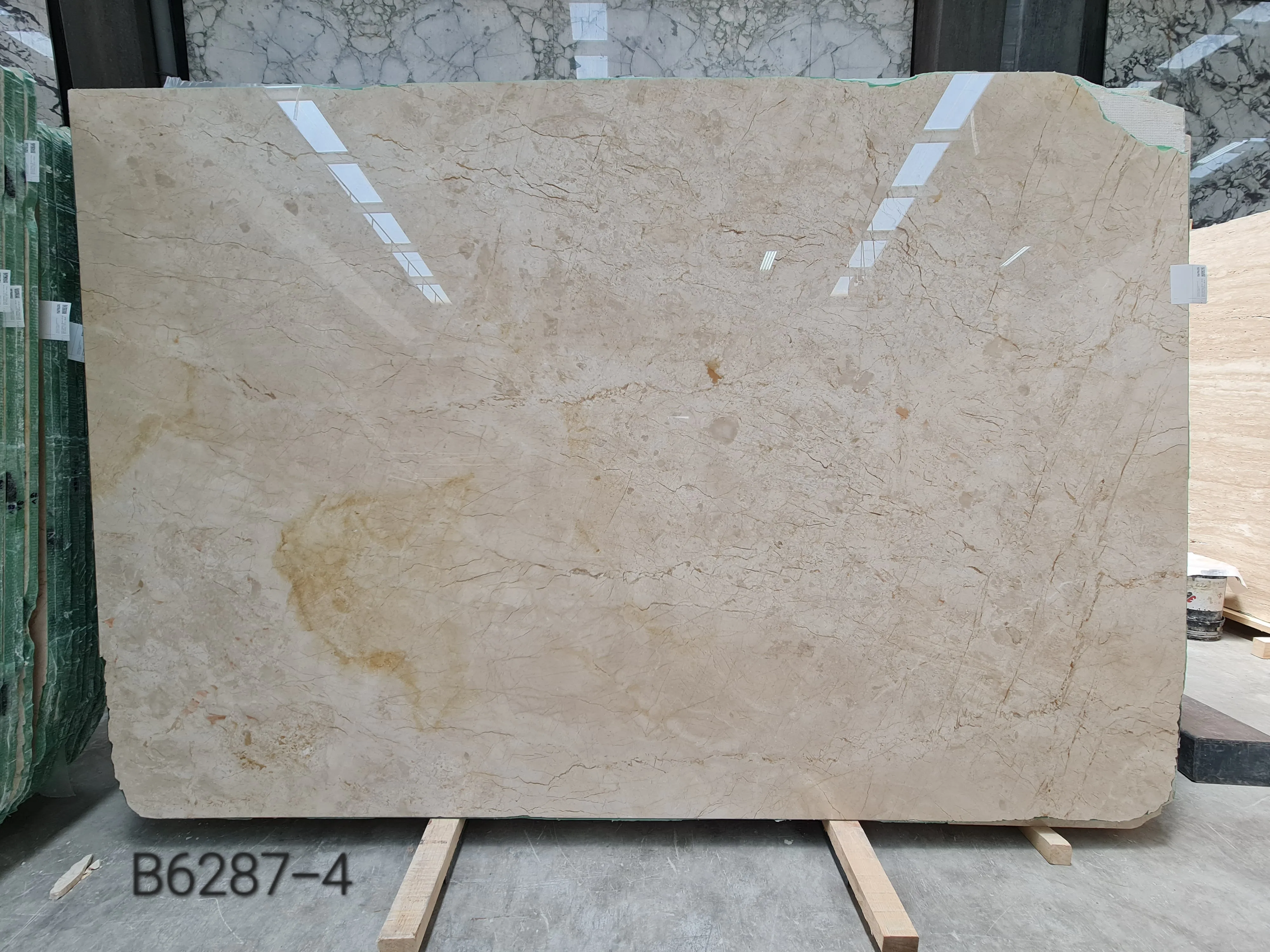 B6287 - 2 CM Bursa Beige Polished