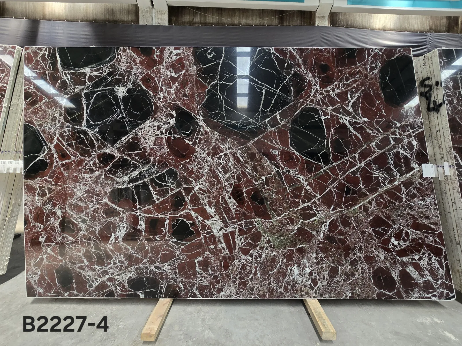 B2227 - 2 CM Rosso Levanto Polished
