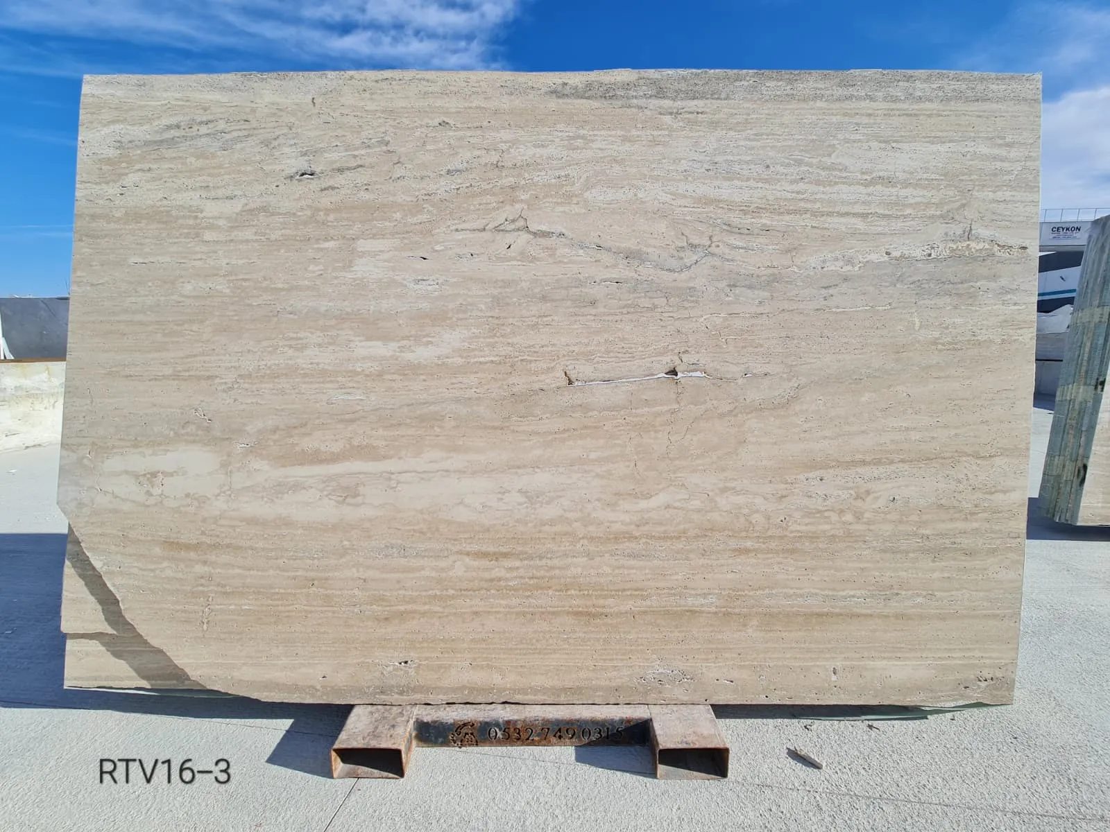 RTV16 - 2 CM Riva Travertine Veincut Unfilled Polished