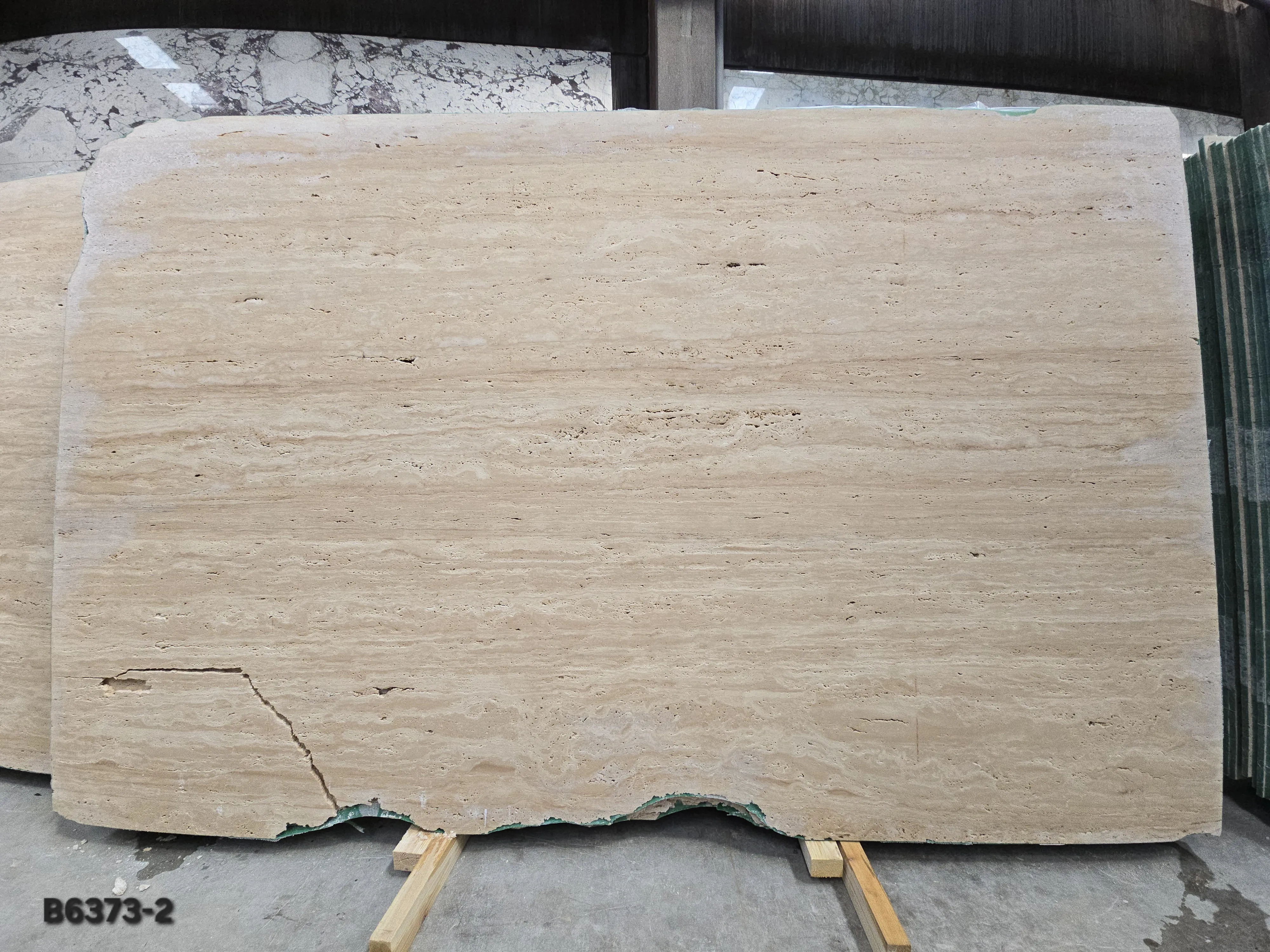 B6373 - 2 CM Veincut Travertine Unfilled Honed