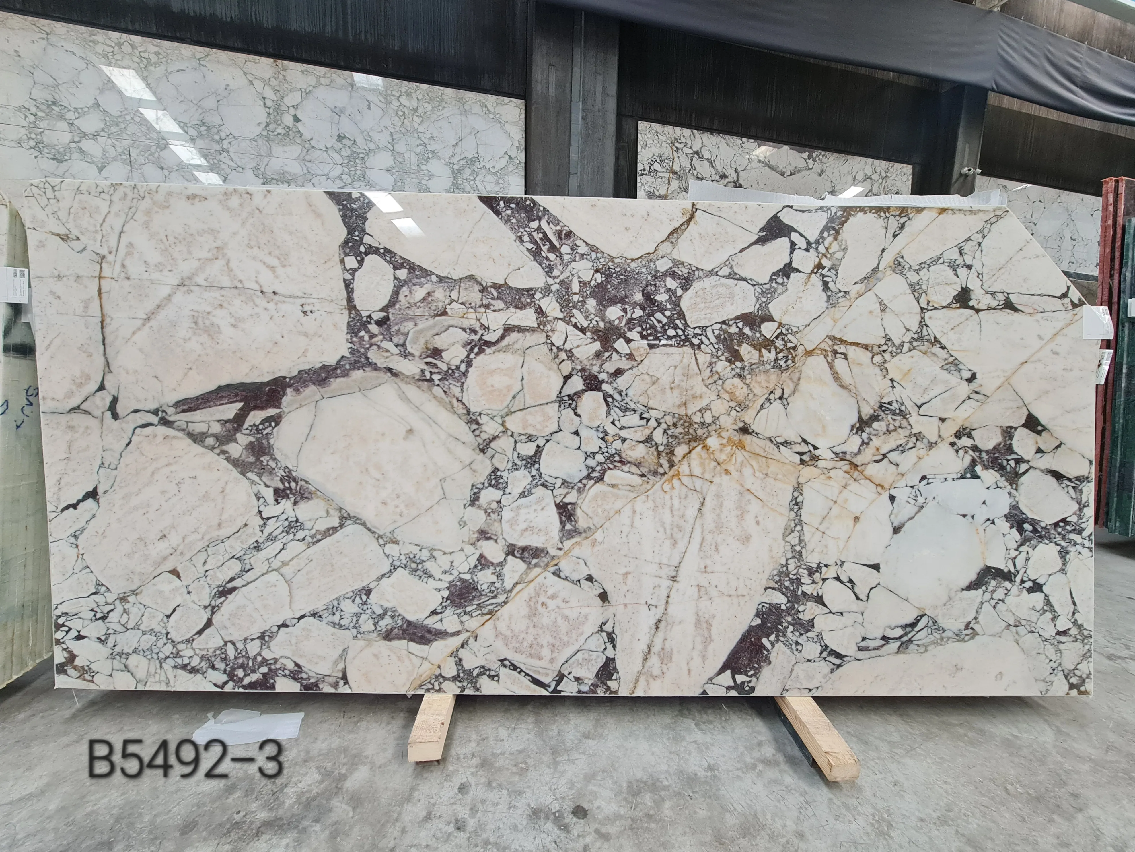 B5492 - 2 CM Calacatta Viola Polished