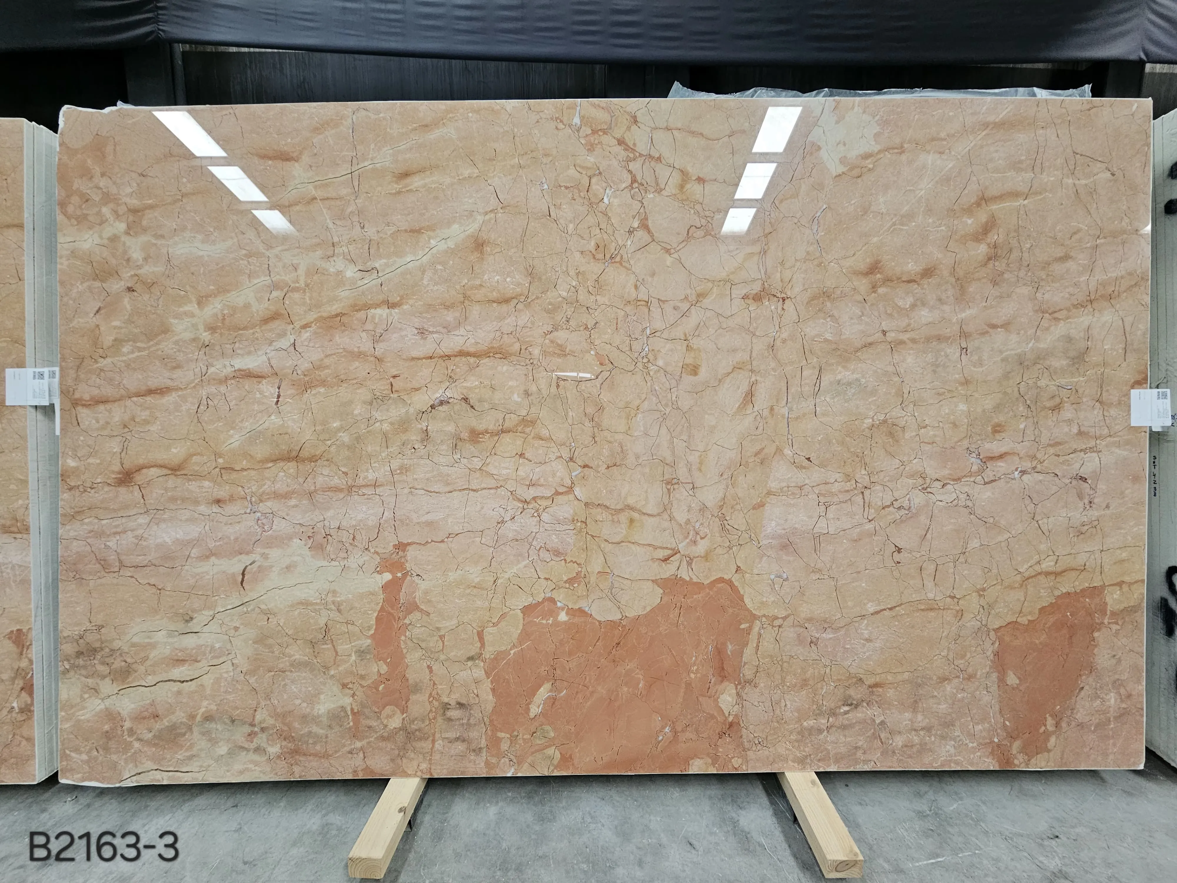 B2163 - 2 CM Rosa Pink Polished