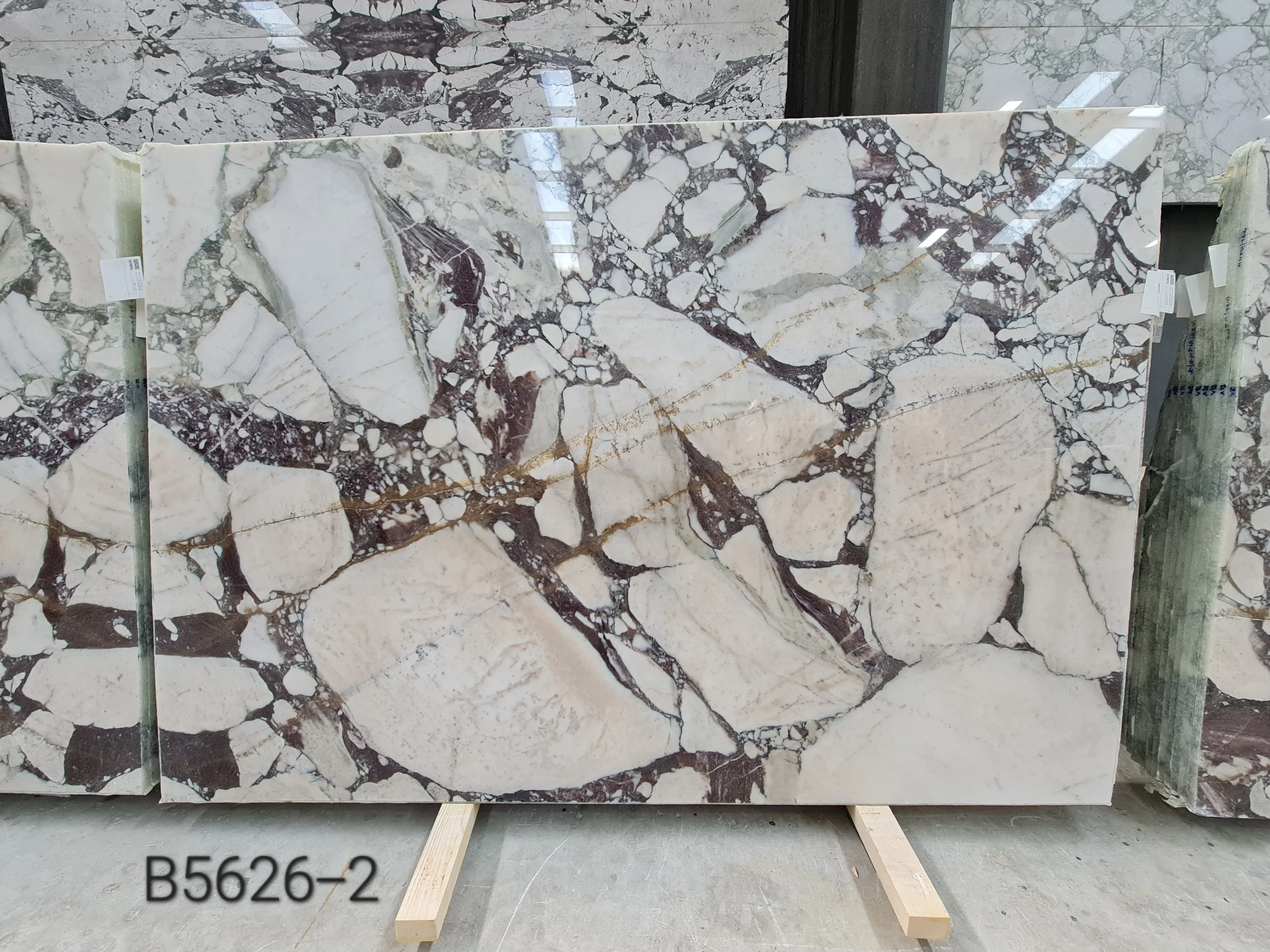 B5626 - 2 CM Calacatta Viola Polished