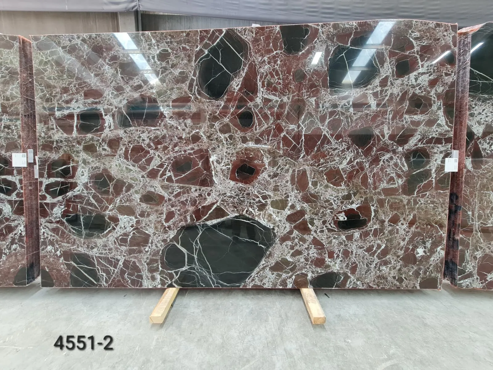4551 - 2 CM Rosso Levanto Polished